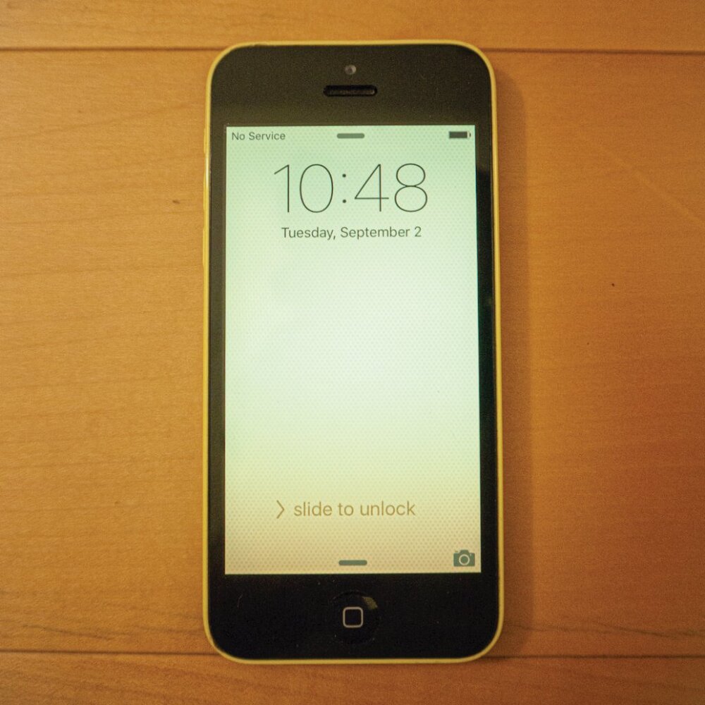 Yellow Apple iPhone 5c
